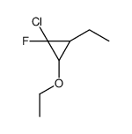 1-chloro-2-ethoxy-3-ethyl-1-fluorocyclopropane Structure