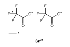 [ethyl-methyl-(2,2,2-trifluoroacetyl)oxystannyl] 2,2,2-trifluoroacetate Structure