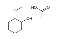 acetic acid,2-methoxycyclohexan-1-ol结构式