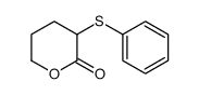 3-phenylsulfanyloxan-2-one结构式