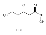 3-(羟胺基)-3-亚氨基丙酸乙酯结构式