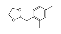 2,4-DIMETHYL(1,3-DIOXOLAN-2-YLMETHYL)BENZENE结构式