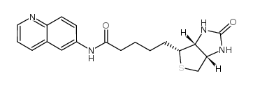 生物素基-6-氨基喹啉结构式