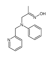 N-[1-[N-(pyridin-2-ylmethyl)anilino]propan-2-ylidene]hydroxylamine Structure