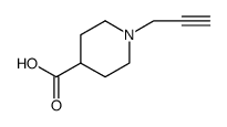 4-Piperidinecarboxylic acid, 1-(2-propyn-1-yl)结构式