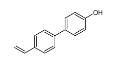 4-(4-ethenylphenyl)phenol Structure