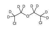 二氯乙醚-D8结构式