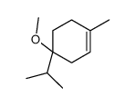 4-methoxy-1-methyl-4-propan-2-ylcyclohexene Structure