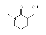 3-(羟基甲基)-1-甲基-2-哌啶酮结构式
