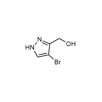 (4-溴-1H-吡唑-3-基)甲醇结构式