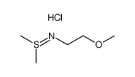 N-(2-methoxyethyl)-1,1-dimethyl-4-sulfanimine hydrochloride结构式