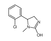 5-(2-chlorophenyl)-1-methylimidazolidin-2-one Structure