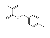 (4-ethenylphenyl)methyl 2-methylprop-2-enoate结构式