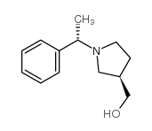 ((R)-1-((r)-1-苯基乙基)吡咯烷-3-基)甲醇结构式