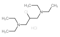 2-chloro-N,N,N,N-tetraethyl-propane-1,3-diamine结构式