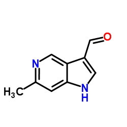 6-Methyl-1H-pyrrolo[3,2-c]pyridine-3-carbaldehyde Structure