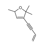 3-but-3-en-1-ynyl-2,2,5-trimethyl-2,5-dihydro-furan Structure