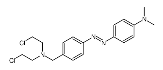 N,N-Bis(2-chloroethyl)-4-[[4-(dimethylamino)phenyl]azo]benzylamine结构式