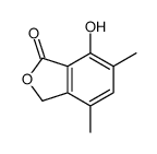 7-hydroxy-4,6-dimethyl-3H-2-benzofuran-1-one Structure