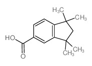 1,1,3,3-tetramethyl-2H-indene-5-carboxylic acid结构式