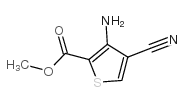 (3-氨基-4-氰基噻吩基)-2-甲酸甲酯结构式