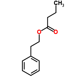 Phenethyl butyrate structure
