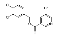 3,4-Dichlorobenzyl 5-bromonicotinate Structure