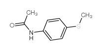 4-乙酰胺基硫代苯甲醚结构式