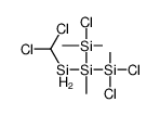 dichloro-[dichloromethylsilyl-[dichloro(methyl)silyl]-methylsilyl]-methylsilane结构式
