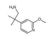 2-(2-methoxypyridin-4-yl)-2-methylpropan-1-amine结构式