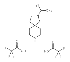 2-(1-甲基乙基)-2,8-二氮杂螺[4.5]癸烷 2,2,2-三氟乙酸酯结构式