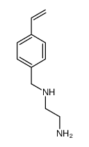 N'-[(4-ethenylphenyl)methyl]ethane-1,2-diamine Structure