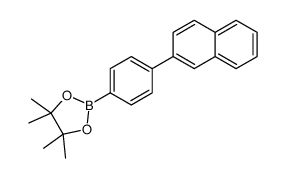 4-(naphthalene-2-yl)phenyl boronic acid pinacol ester structure