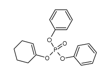 phosphoric acid cyclohex-1-enyl ester diphenyl ester结构式