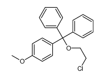 1-[2-chloroethoxy(diphenyl)methyl]-4-methoxybenzene结构式