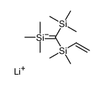 lithium,bis(trimethylsilyl)methyl-ethenyl-dimethylsilane结构式