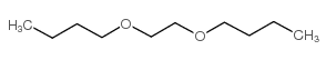 Ethylene glycol di-n-butyl ether structure