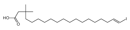 19-iodo-3,3-dimethyl-18-nonadecenoic acid Structure
