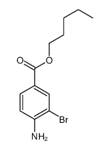 4-氨基-3-溴苯甲酸戊酯结构式