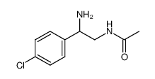 N-[2-amino-2-(4-chlorophenyl)ethyl]acetamide结构式