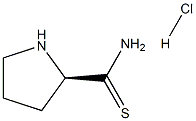 2-Pyrrolidinecarbothioamide, monohydrochloride, (R)- (9CI) Structure