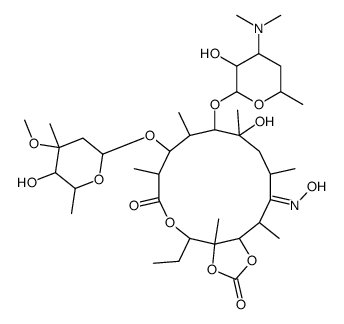 erythromycin A oxime 11,12-carbonate结构式