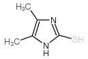 4,5-二甲基-1H-咪唑-2-硫醇结构式