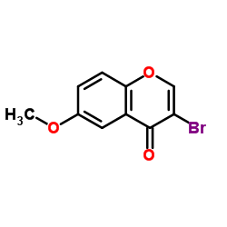 3-Bromo-6-methoxy-4H-chromen-4-one Structure