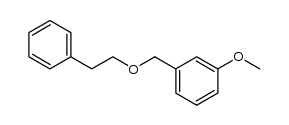 1-methoxy-3-(phenethoxymethyl)benzene结构式