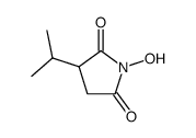 2,5-Pyrrolidinedione,1-hydroxy-3-(1-methylethyl)-(9CI)结构式