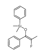 dimethylphenyl[[2-fluoro-(1E)-1-phenyl-1-propenyl]oxy]silane Structure