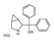 3-Azabicyclo[3.1.0]hex-2-yl(diphenyl)methanol hydrochloride (1:1)结构式