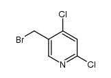 5-(bromomethyl)-2,4-dichloro-pyridine Structure