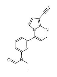 扎来普隆甲酰胺结构式